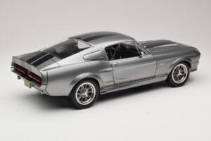 Ford Mustang Shelby GT500 Eleanor Gris Métallisé & Noir KK-Scale 1:12 KKDC120171 Métal Moulé — image 3 sur 8