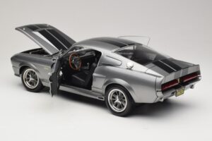 Ford Mustang Shelby GT500 Eleanor Gris Métallisé & Noir KK-Scale 1:12 KKDC120171 Métal Moulé — image 5 sur 8