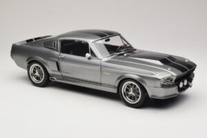Ford Mustang Shelby GT500 Eleanor Gris Métallisé & Noir KK-Scale 1:12 KKDC120171 Métal Moulé — image 6 sur 8