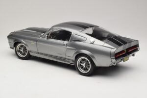 Ford Mustang Shelby GT500 Eleanor Gris Métallisé & Noir KK-Scale 1:12 KKDC120171 Métal Moulé — image 7 sur 8