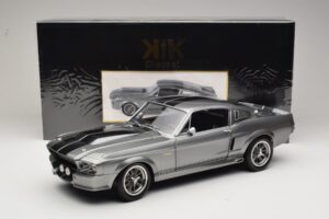 Ford Mustang Shelby GT500 Eleanor Gris Métallisé & Noir KK-Scale 1:12 KKDC120171 Métal Moulé — image 8 sur 8
