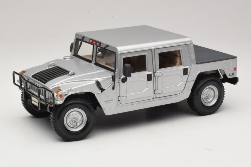 Hummer H1 Hardtop Argent Maisto 1:18 36857 Métal Moulé