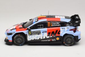 Hyundai i20 N Rally1 #11 T. Neuville / M. Wydaeghe Rally Monte Carlo 2026 IXO 1:18 18RMC270B Métal Moulé — image 3 sur 6