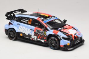 Hyundai i20 N Rally1 #11 T. Neuville / M. Wydaeghe Rally Monte Carlo 2026 IXO 1:18 18RMC270B Métal Moulé — image 4 sur 6