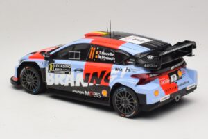 Hyundai i20 N Rally1 #11 T. Neuville / M. Wydaeghe Rally Monte Carlo 2026 IXO 1:18 18RMC270B Métal Moulé — image 5 sur 6