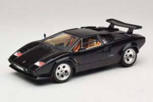 Lamborghini Countach 5000 Quattrovalvole Noir Bburago 1:18 3337 Métal Moulé