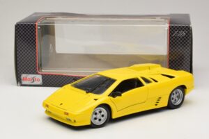 Lamborghini Diablo Jaune Maisto 1:18 32803 Métal Moulé — image 8 sur 8