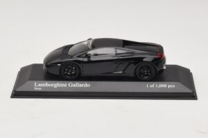Lamborghini Gallardo Noir Minichamps 1:43 400103504 Métal Moulé