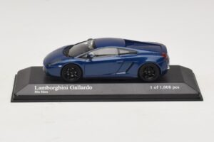 Lamborghini Gallardo Blue Metallic Minichamps 1:43 400103505 Métal Moulé