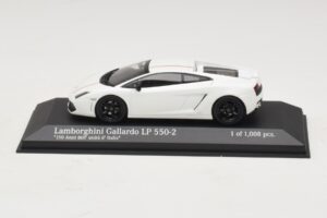Lamborghini Gallardo LP550-2 Tricolore Blanc Minichamps 1:43 400103801 Métal Moulé