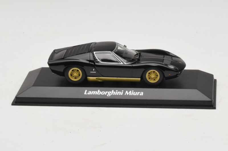 Lamborghini Miura P400 Noir Maxichamps 1:43 940103000 Métal Moulé