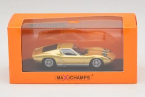 Lamborghini Miura P400 Or Maxichamps 1:43 940103002 Métal Moulé — image 5 sur 5