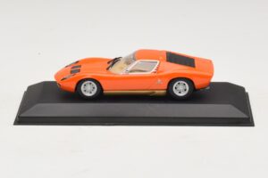 Lamborghini Miura P400 Orange Minichamps 1:43 430103002 Métal Moulé