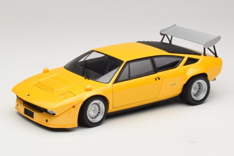 Lamborghini Urraco Rally Pearl Yellow Kyosho 1:18 08445GY Métal Moulé