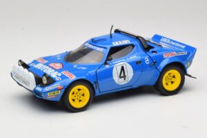 Lancia Stratos HF #4 B. Darniche / A. Mahe Rally Monte Carlo 1979 Solido 1:18 9019 Métal Moulé