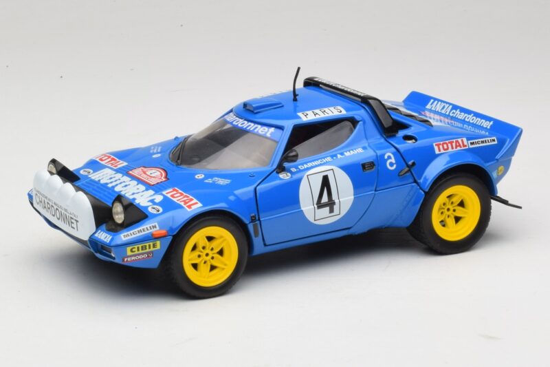 Lancia Stratos HF #4 B. Darniche / A. Mahe Rally Monte Carlo 1979 Solido 1:18 9019 Métal Moulé