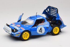 Lancia Stratos HF #4 B. Darniche / A. Mahe Rally Monte Carlo 1979 Solido 1:18 9019 Métal Moulé — image 2 sur 8