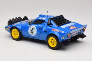 Lancia Stratos HF #4 B. Darniche / A. Mahe Rally Monte Carlo 1979 Solido 1:18 9019 Métal Moulé — image 7 sur 8