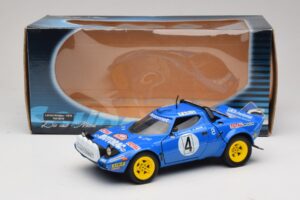 Lancia Stratos HF #4 B. Darniche / A. Mahe Rally Monte Carlo 1979 Solido 1:18 9019 Métal Moulé — image 8 sur 8