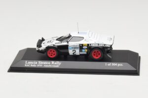 Lancia Stratos Rally #2 M. Alen / I. Kivimaki RAC Rally 1979 Minichamps 1:43 430791202 Métal Moulé