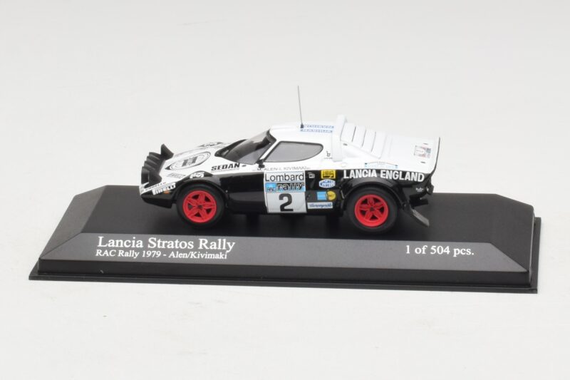 Lancia Stratos Rally #2 M. Alen / I. Kivimaki RAC Rally 1979 Minichamps 1:43 430791202 Métal Moulé