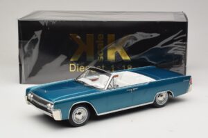 Lincoln Continental Convertible Turquoise Métallisé KK-Scale 1:18 KKDC181524 Métal Moulé — image 7 sur 7
