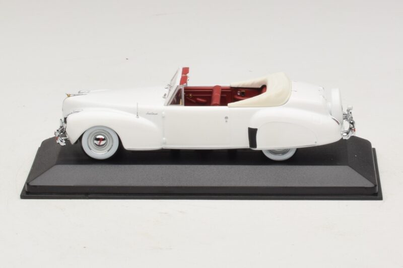 Lincoln Continental Cabriolet Blanc Minichamps 1:43 400082501 Métal Moulé
