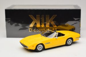 Maserati Ghibli Spyder Jaune KK-Scale 1:18 KKDC181303 Métal Moulé — image 7 sur 7
