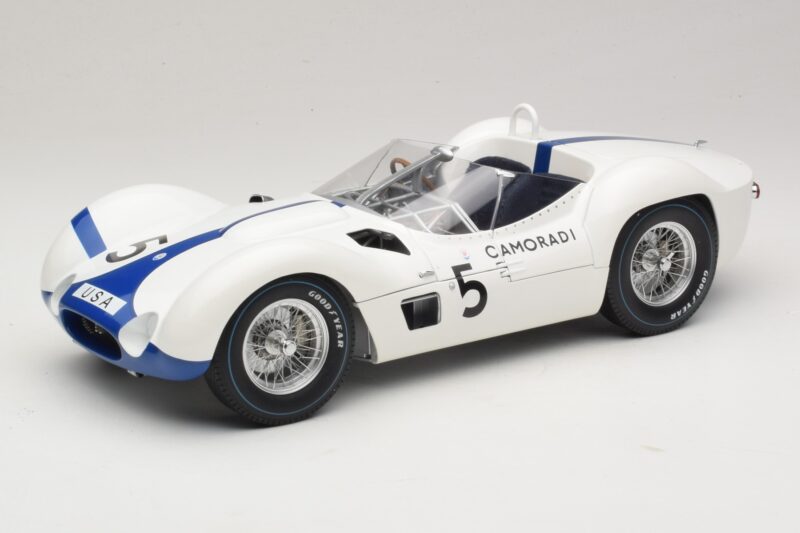 Maserati Tipo 61 #5 Camoradi S. Moss / D. Gurney 1000km Nurburgring Winner 1960 Minichamps 1:12 120601205 Métal Moulé