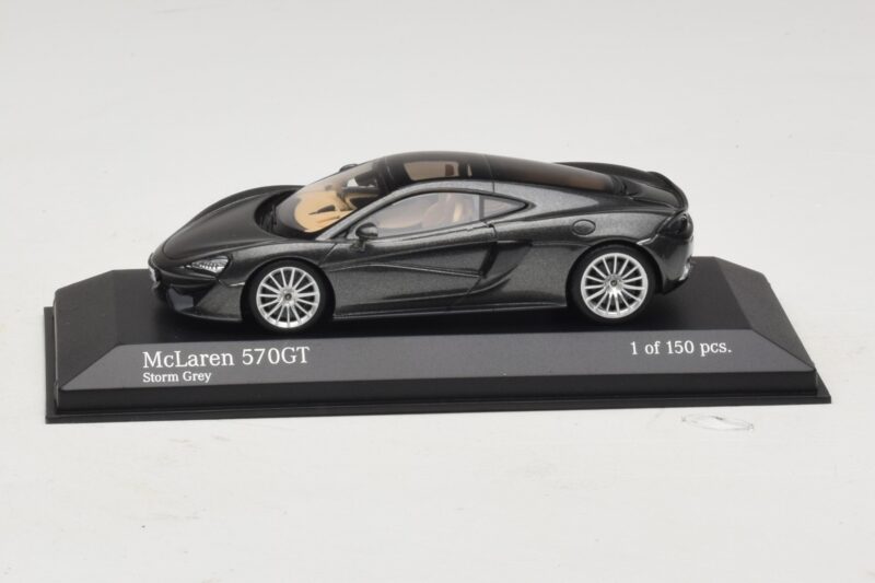 McLaren 570GT Storm Grey Minichamps 1:43 537154520 Métal Moulé