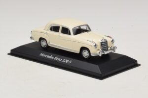 Mercedes 220 S W180 Blanc Maxichamps 1:43 940033000 Métal Moulé — image 3 sur 5