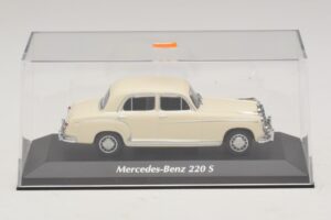 Mercedes 220 S W180 Blanc Maxichamps 1:43 940033000 Métal Moulé — image 4 sur 5