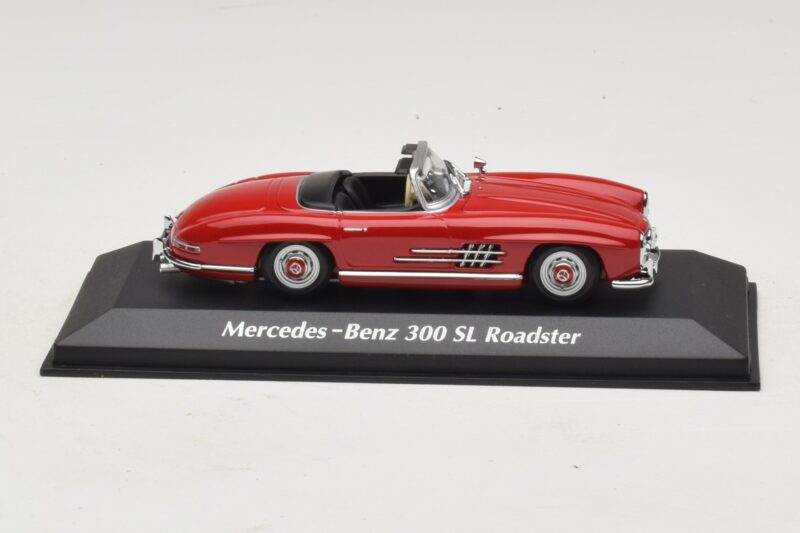 Mercedes 300 SL W198 Roadster Rouge Maxichamps 1:43 940039031 Métal Moulé