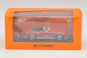 Mercedes 300 SL W198 Roadster Rouge Maxichamps 1:43 940039031 Métal Moulé — image 5 sur 5