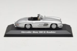 Mercedes 300 SL W198 Roadster Argent Maxichamps 1:43 940039030 Métal Moulé