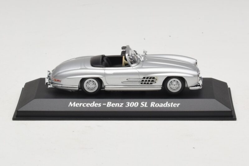 Mercedes 300 SL W198 Roadster Argent Maxichamps 1:43 940039030 Métal Moulé