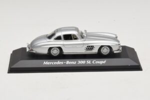 Mercedes 300 SL W198 Argent Maxichamps 1:43 940039000 Métal Moulé