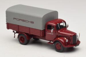 Mercedes L3500 Plateau Porsche Minichamps 1:43 439350027 Métal Moulé — image 4 sur 7