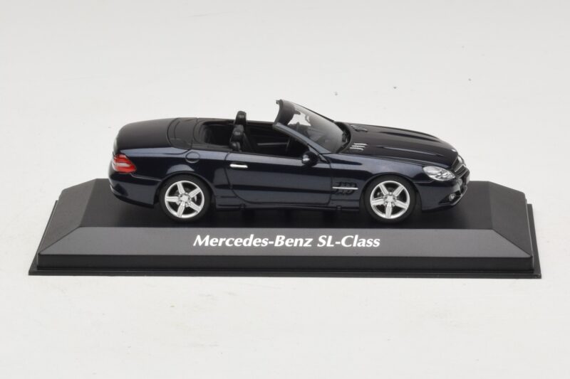 Mercedes SL R230 Bleu Métallisé Maxichamps 1:43 940037531 Métal Moulé