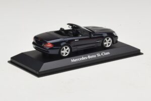 Mercedes SL R230 Bleu Métallisé Maxichamps 1:43 940037531 Métal Moulé — image 2 sur 5