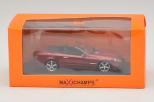 Mercedes SL R230 Rouge Métallisé Maxichamps 1:43 940037530 Métal Moulé — image 5 sur 5