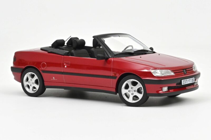 Peugeot 306 Cabriolet Diablo Red Norev 1:18 Peugeot 306 Cabriolet Diablo Red Norev 1:18 184930 Métal Moulé