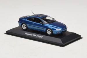 Peugeot 406 Coupé Bleu Métallisé Maxichamps 1:43 940112620 Métal Moulé — image 3 sur 5
