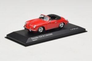 Porsche 356 B Cabriolet Rouge Minichamps 1:43 400064331 Métal Moulé — image 2 sur 5