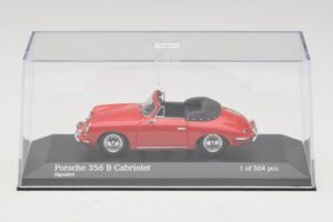 Porsche 356 B Cabriolet Rouge Minichamps 1:43 400064331 Métal Moulé — image 4 sur 5