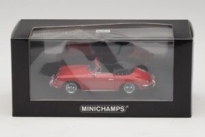 Porsche 356 B Cabriolet Rouge Minichamps 1:43 400064331 Métal Moulé — image 5 sur 5