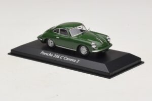 Porsche 356C Carrera 2 Vert Foncé Maxichamps 1:43 940062360 Métal Moulé — image 3 sur 5