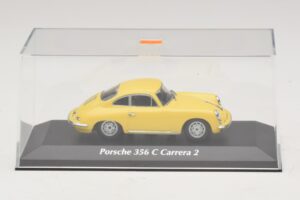 Porsche 356C Carrera 2 Jaune Maxichamps 1:43 940062361 Métal Moulé — image 4 sur 5