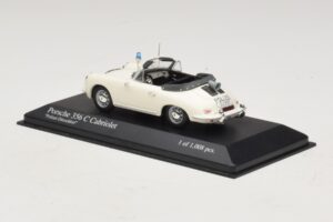 Porsche 356C Cabriolet Polizei Dusseldorf Minichamps 1:43 430062391 Métal Moulé — image 3 sur 5