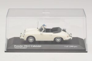 Porsche 356C Cabriolet Polizei Dusseldorf Minichamps 1:43 430062391 Métal Moulé — image 4 sur 5